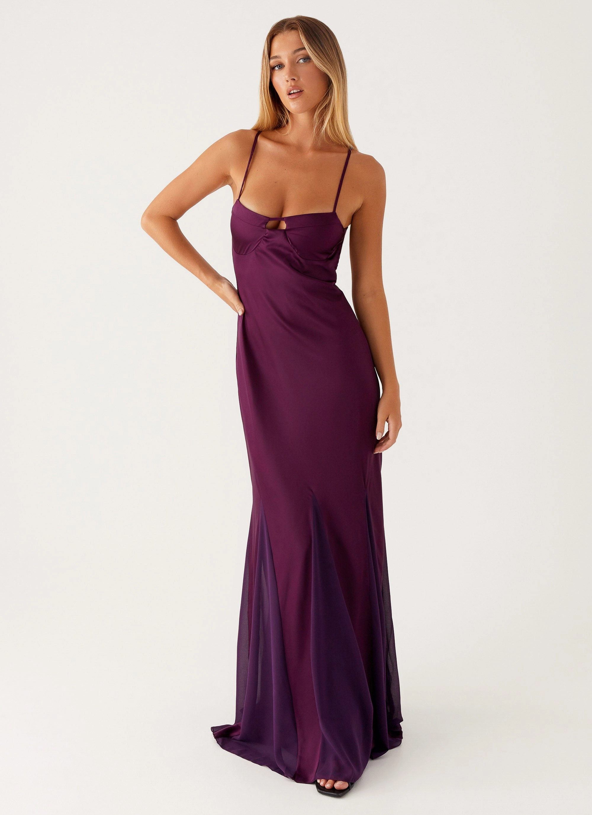 Ravello Maxi Dress - Mulberry Cool Simplicity