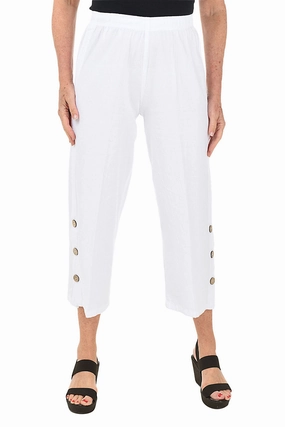 Crinkle Malibu Capri Pant Soft Material