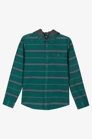 REDMOND HOOD FLANNEL LONG SLEEVE SHIRT