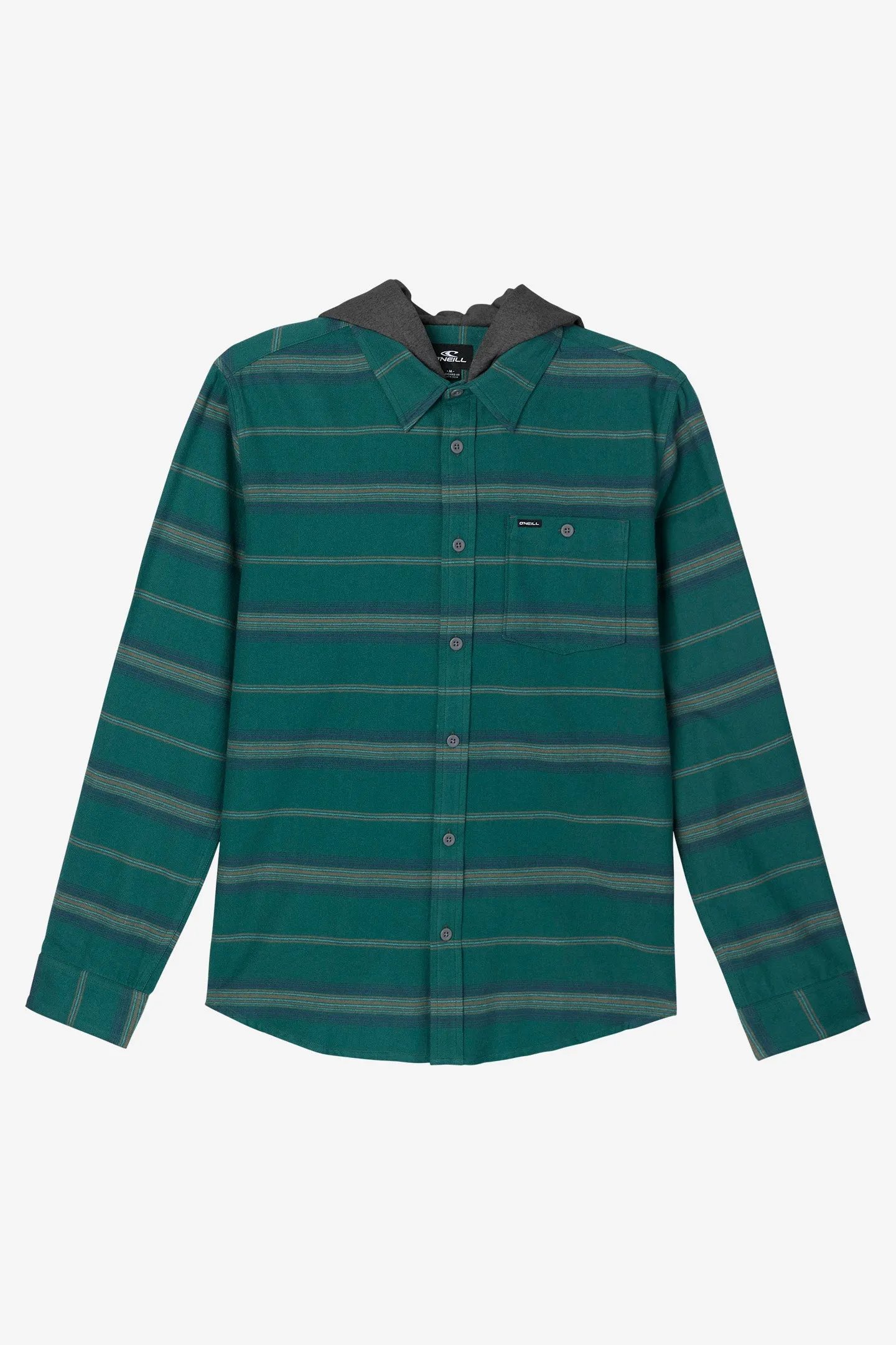 REDMOND HOOD FLANNEL LONG SLEEVE SHIRT