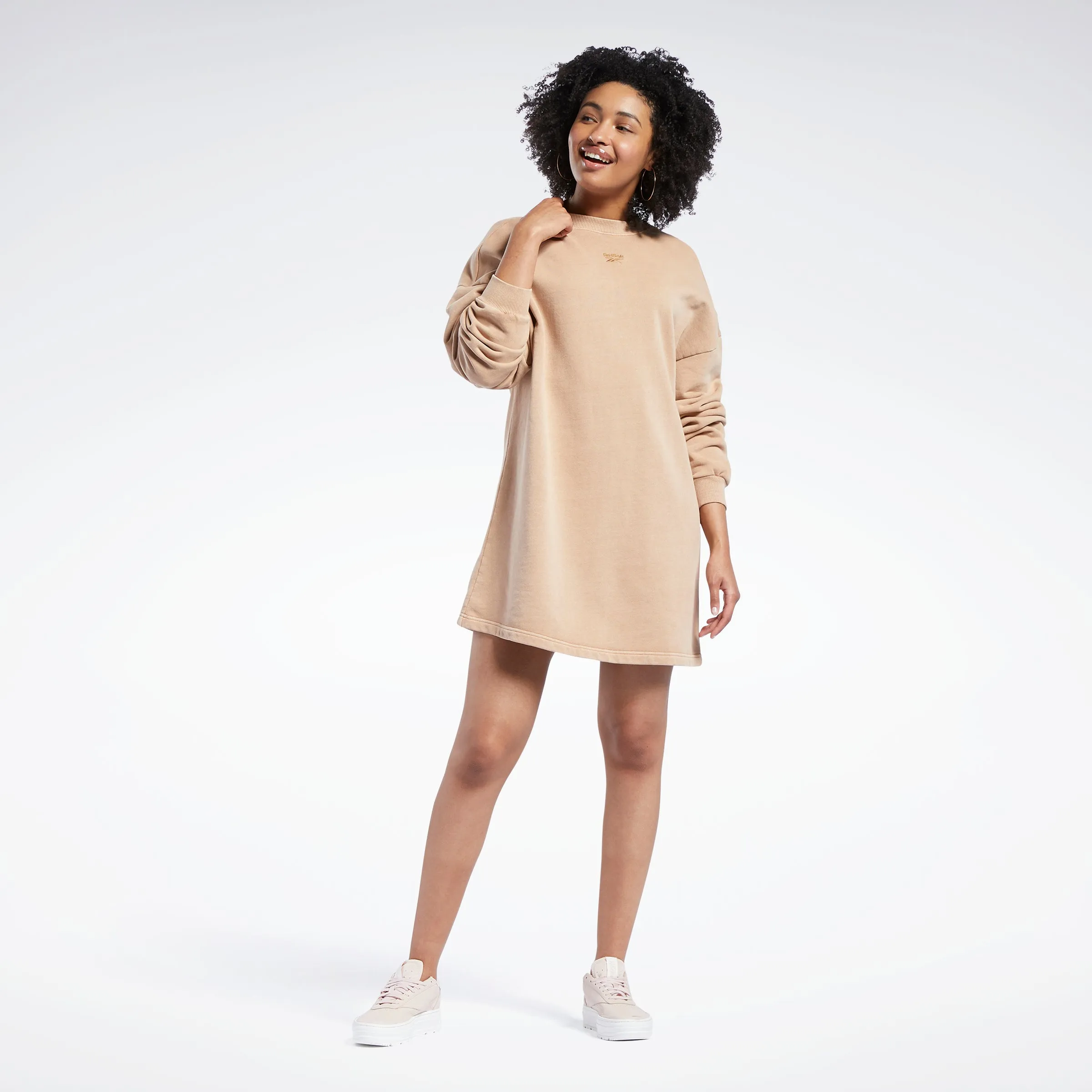 Reebok Apparel Women Reebok Classics Natural Dye Crew Dress Wilbrw