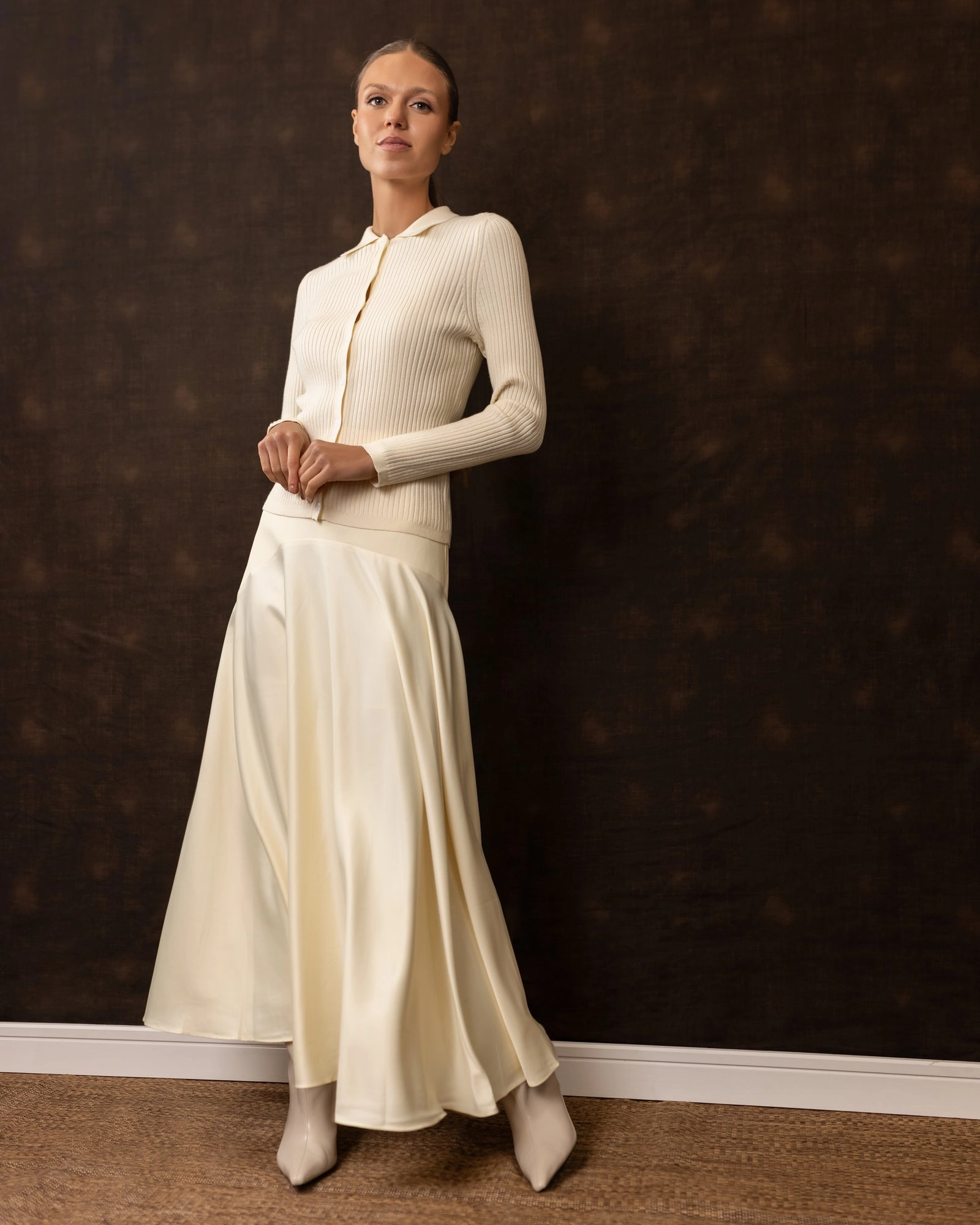 Cherie Skirt | Cream Relaxed Vibe