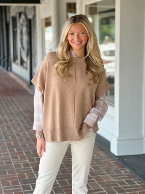 SleevelessOption Kerisma Gwyneth Top in Camel