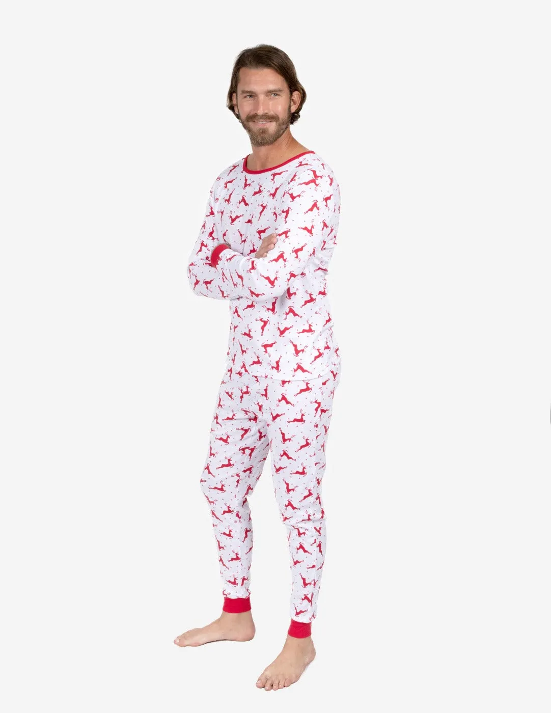 Reindeer Matching Family Pajama Set