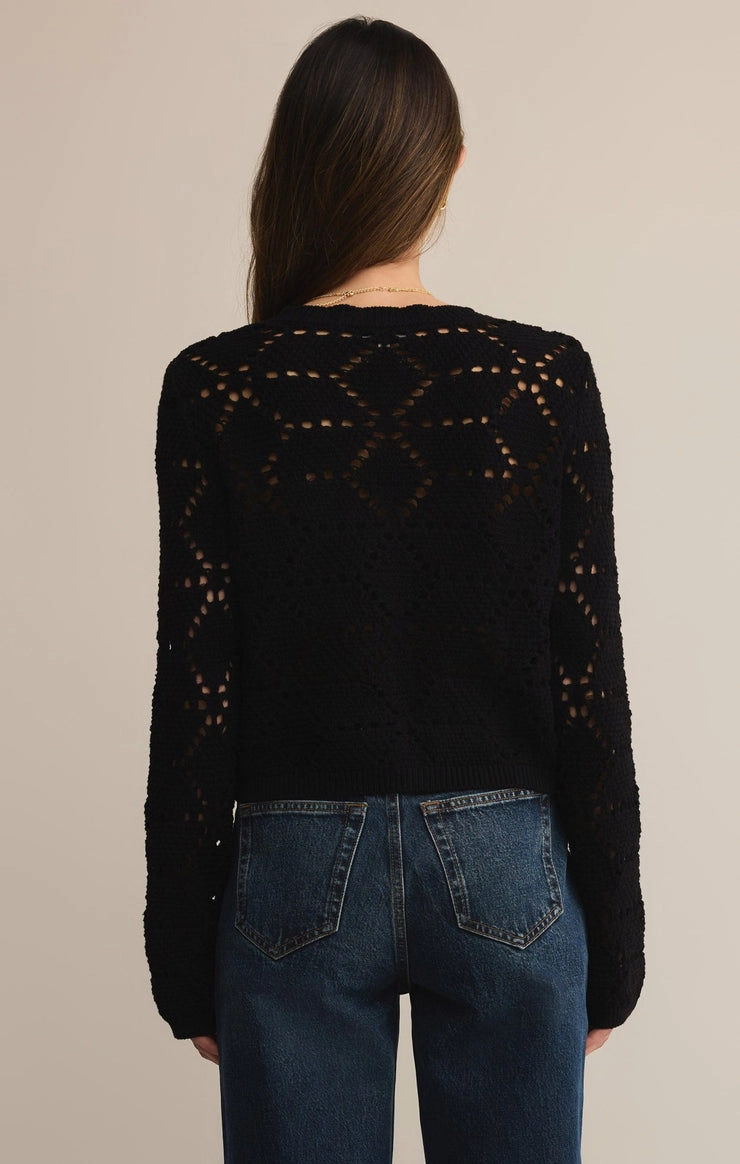 ROSALYN SWEATER CARDI Flexible Shoulder Gusset