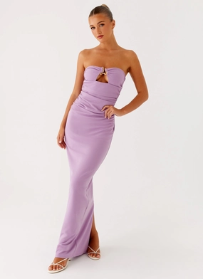 Eryn Maxi Dress - Lilac Travel-Pack