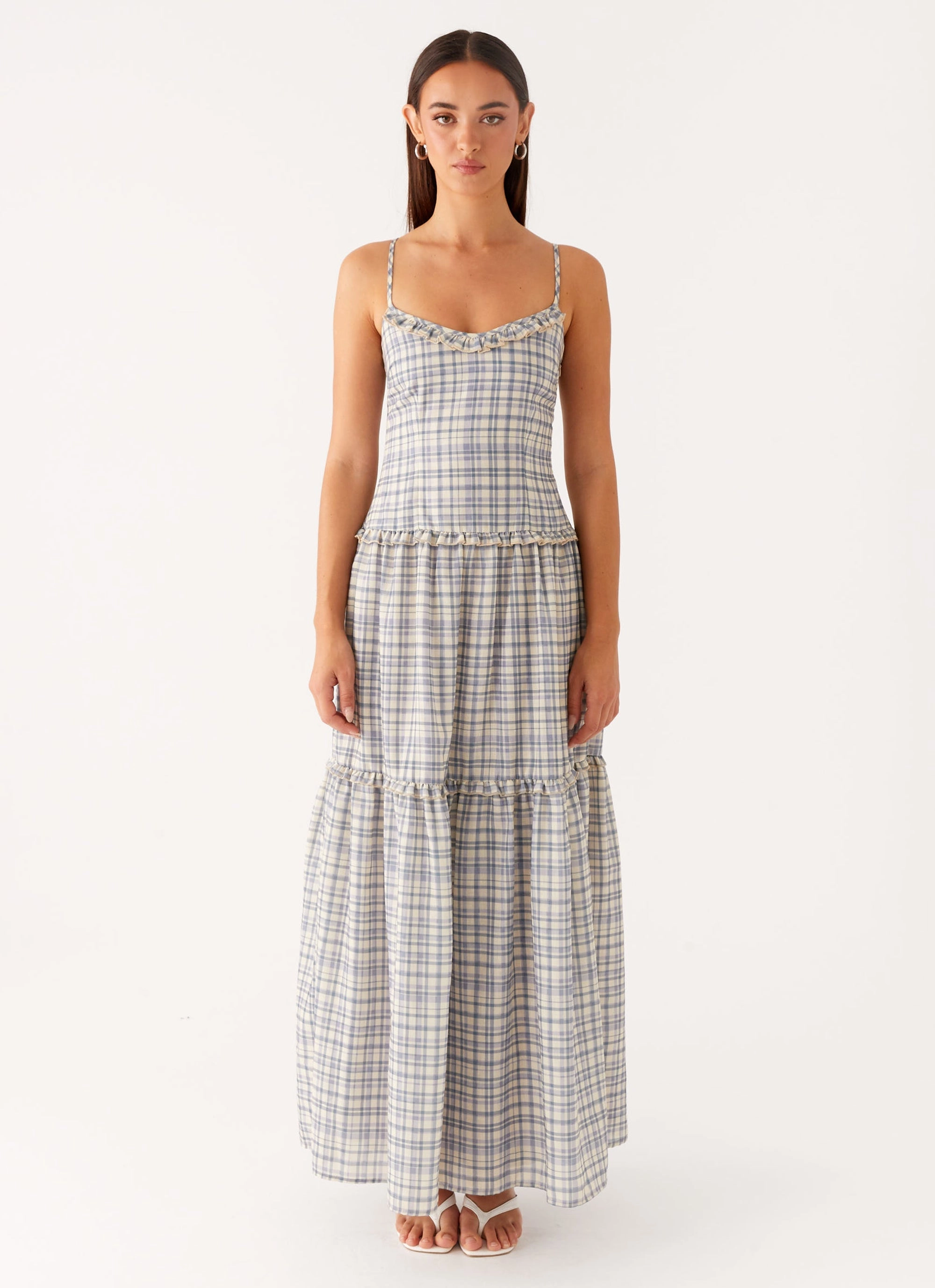Hermie Midi Dress - Check UV-Resistant