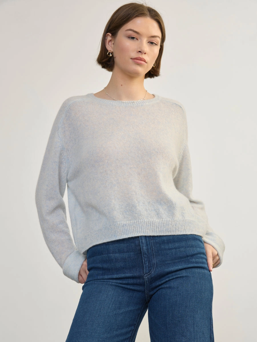 Compact Stitching ROLLED SLEEVE CREW