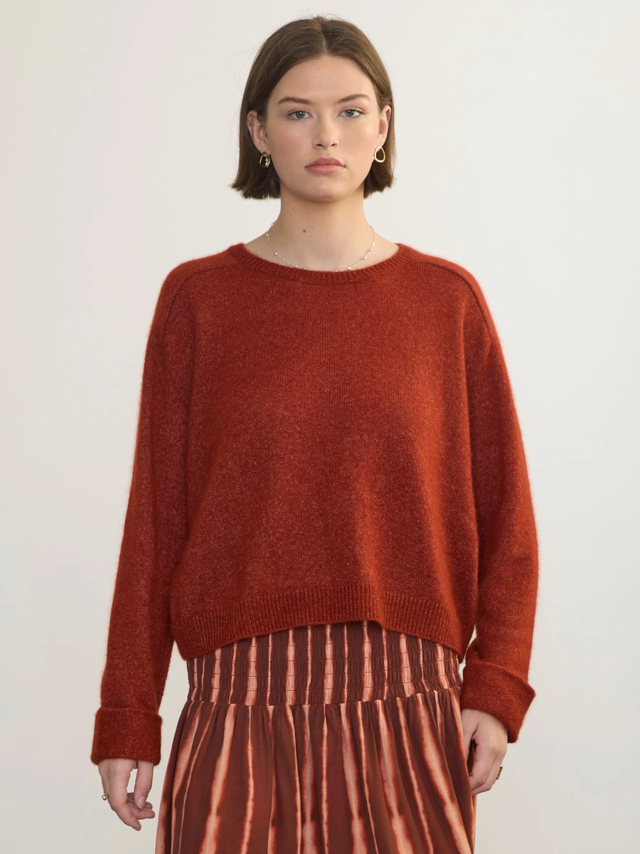 ROLLED SLEEVE CREW QuickDry