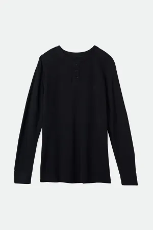 Reserve Henley L/S - Black