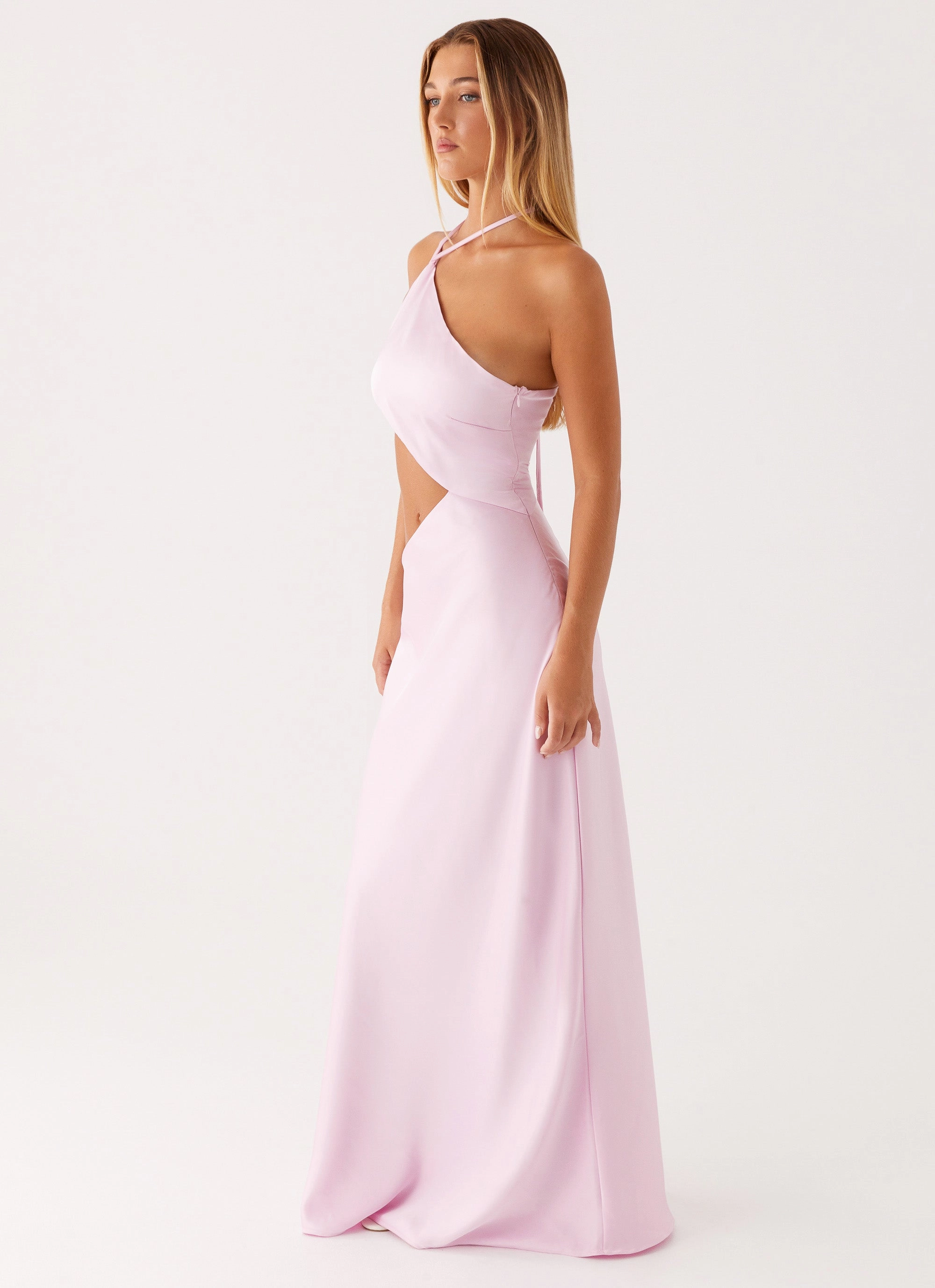 Courtney Maxi Dress - Pink Feminine Comfort