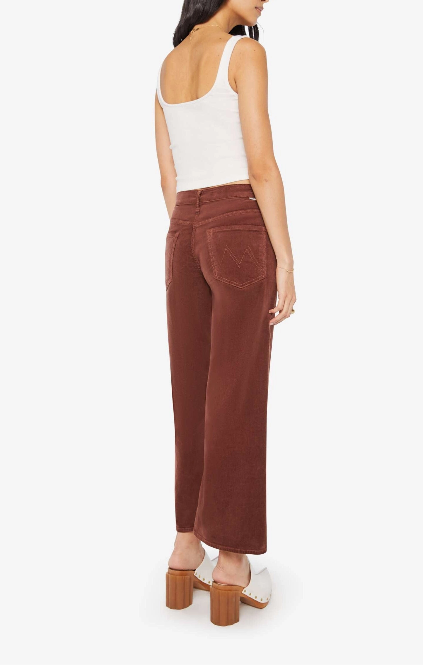 The Mid Rise Maven Ankle in Aztec Casual Element Wide Leg Silhouette