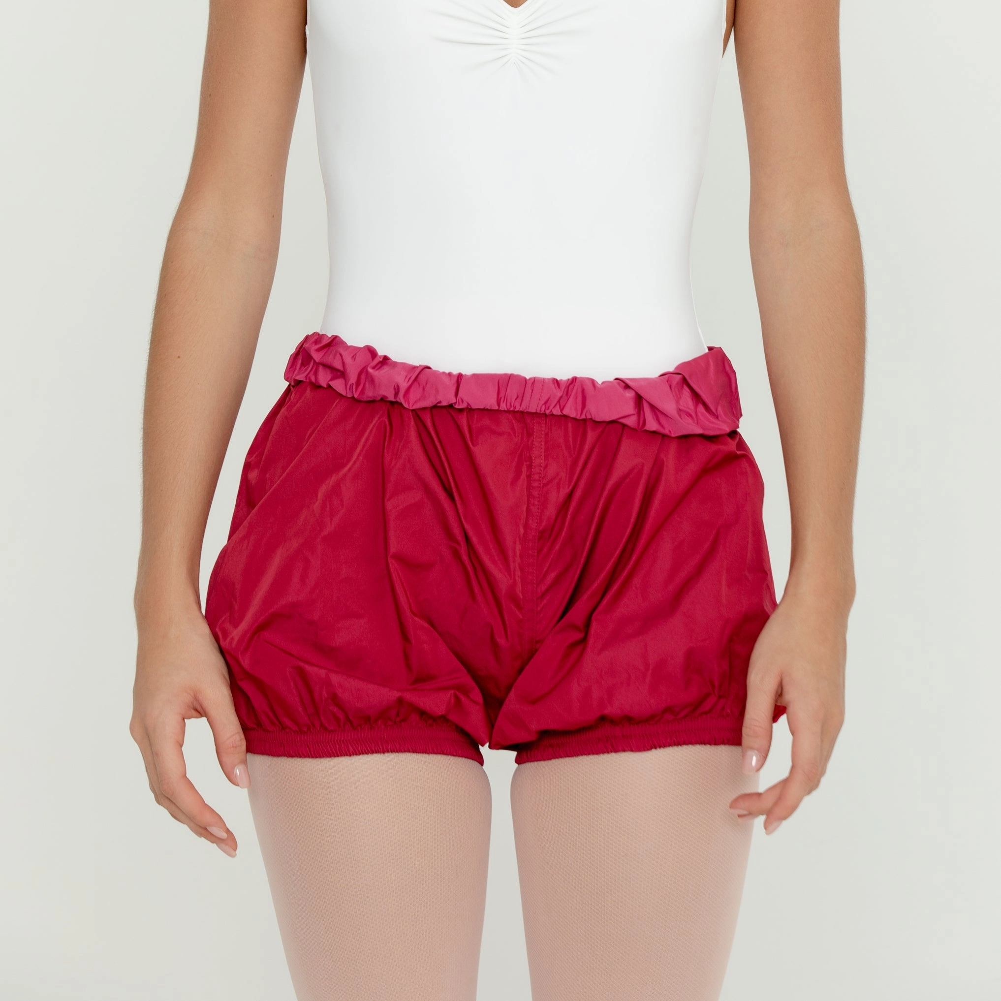 Reversible Shorts RED / FUCHSIA Clean Lines Hand washable