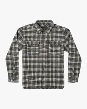 Reynolds Long Sleeve Flannel Shirt - Black