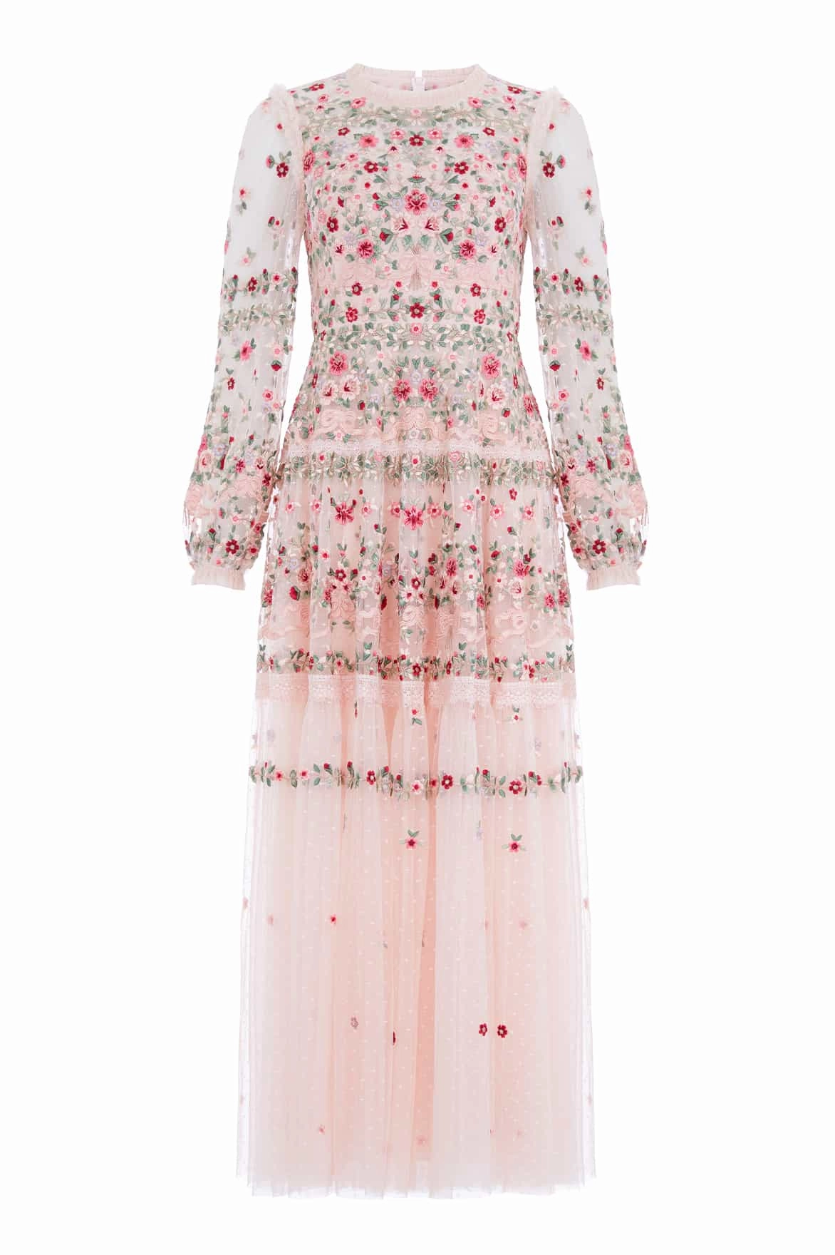 Ribbon Bouquet Gown Comfortable Cut