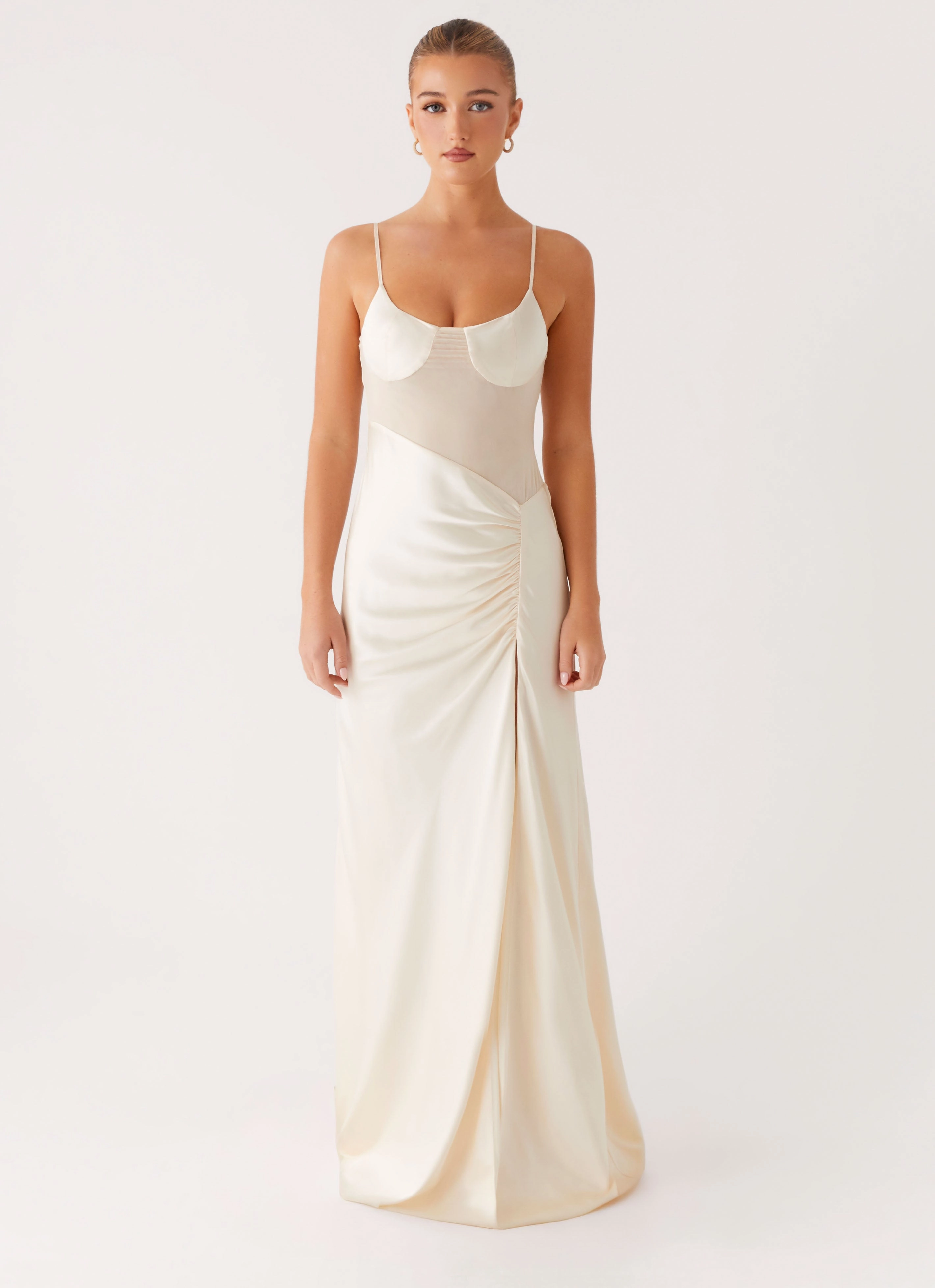 Quick Match Rising Sun Maxi Dress - Off White