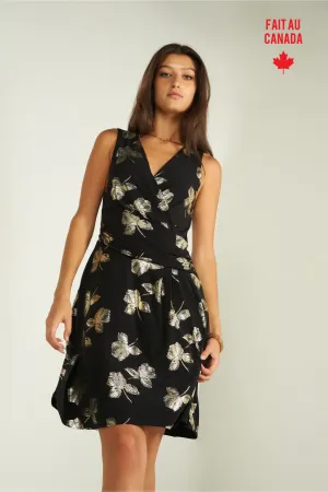Robe cache-coeur sans manches - ORIANE - (R-C1)
