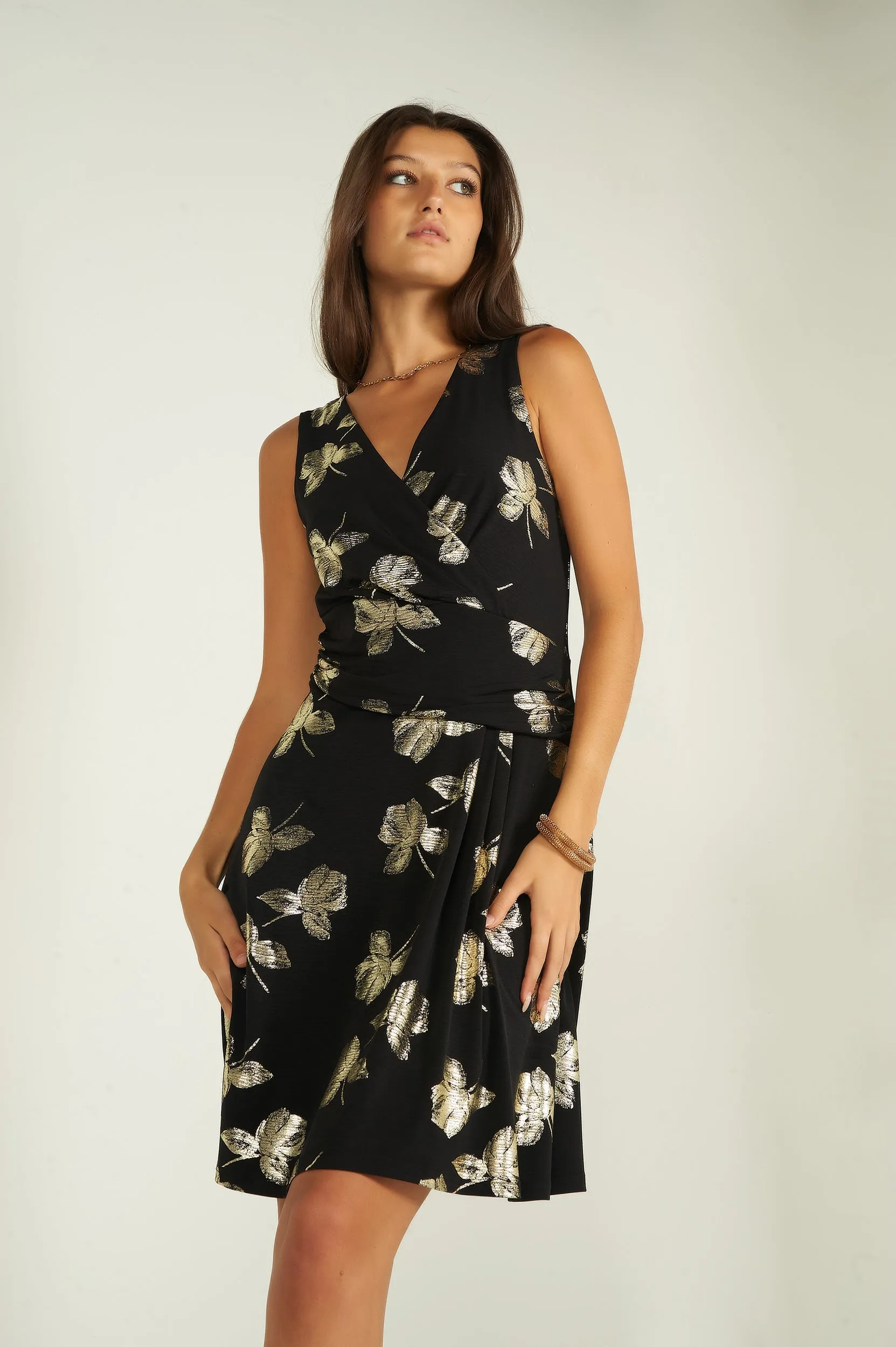 Robe cache-coeur sans manches - ORIANE - (R-C1)