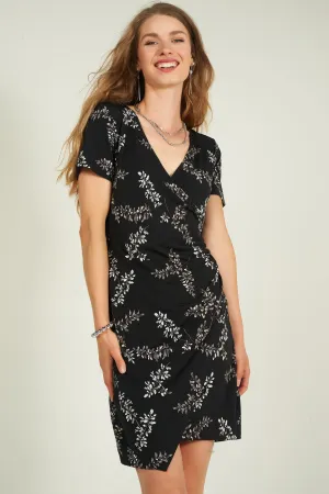 Robe portefeuille fleurie - LEXI-4 - (R-B15)