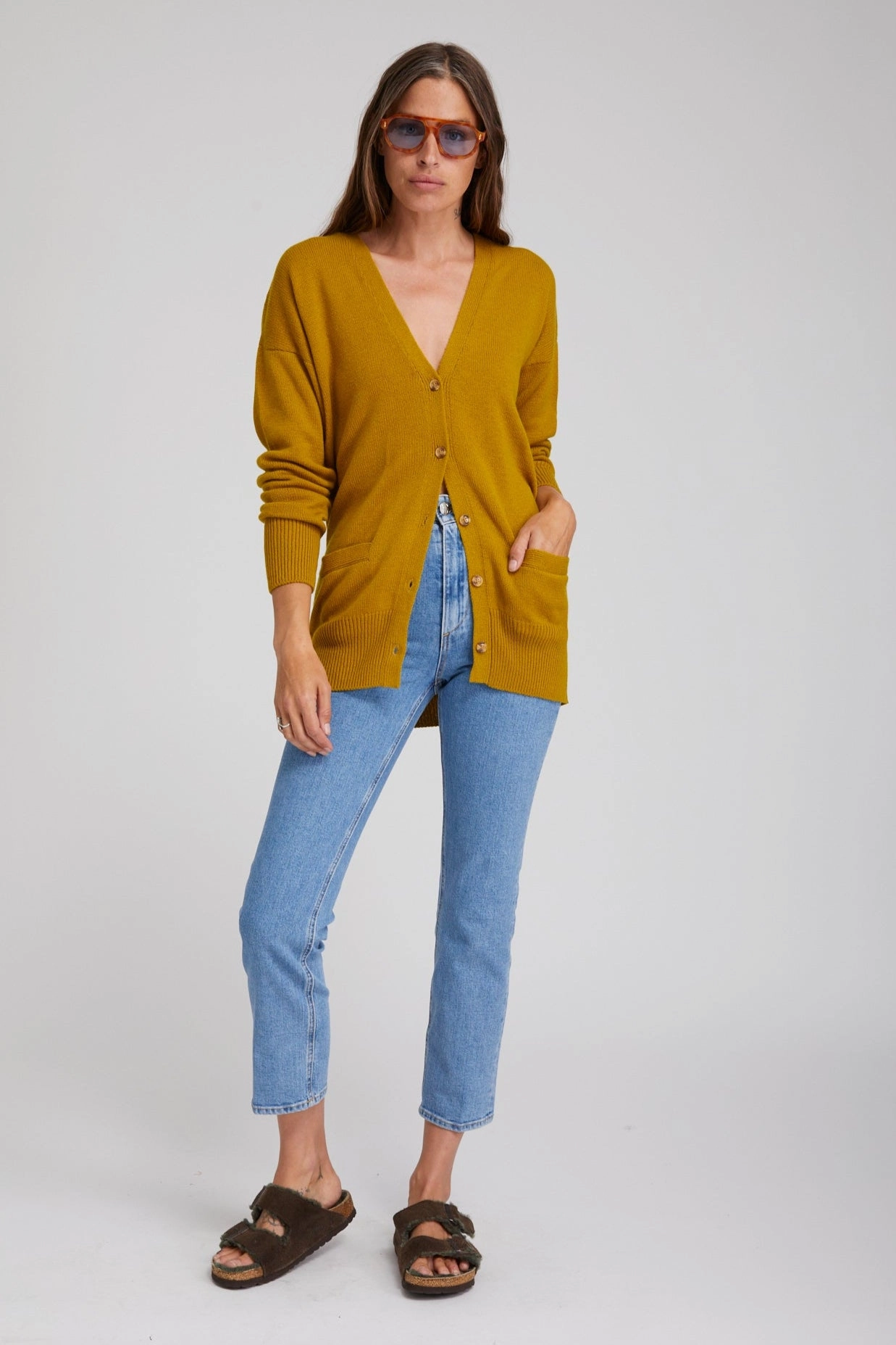 Classic Tank Rosa Slim Straight Leg Denim