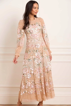 Rosalie Ankle Gown Layered Style