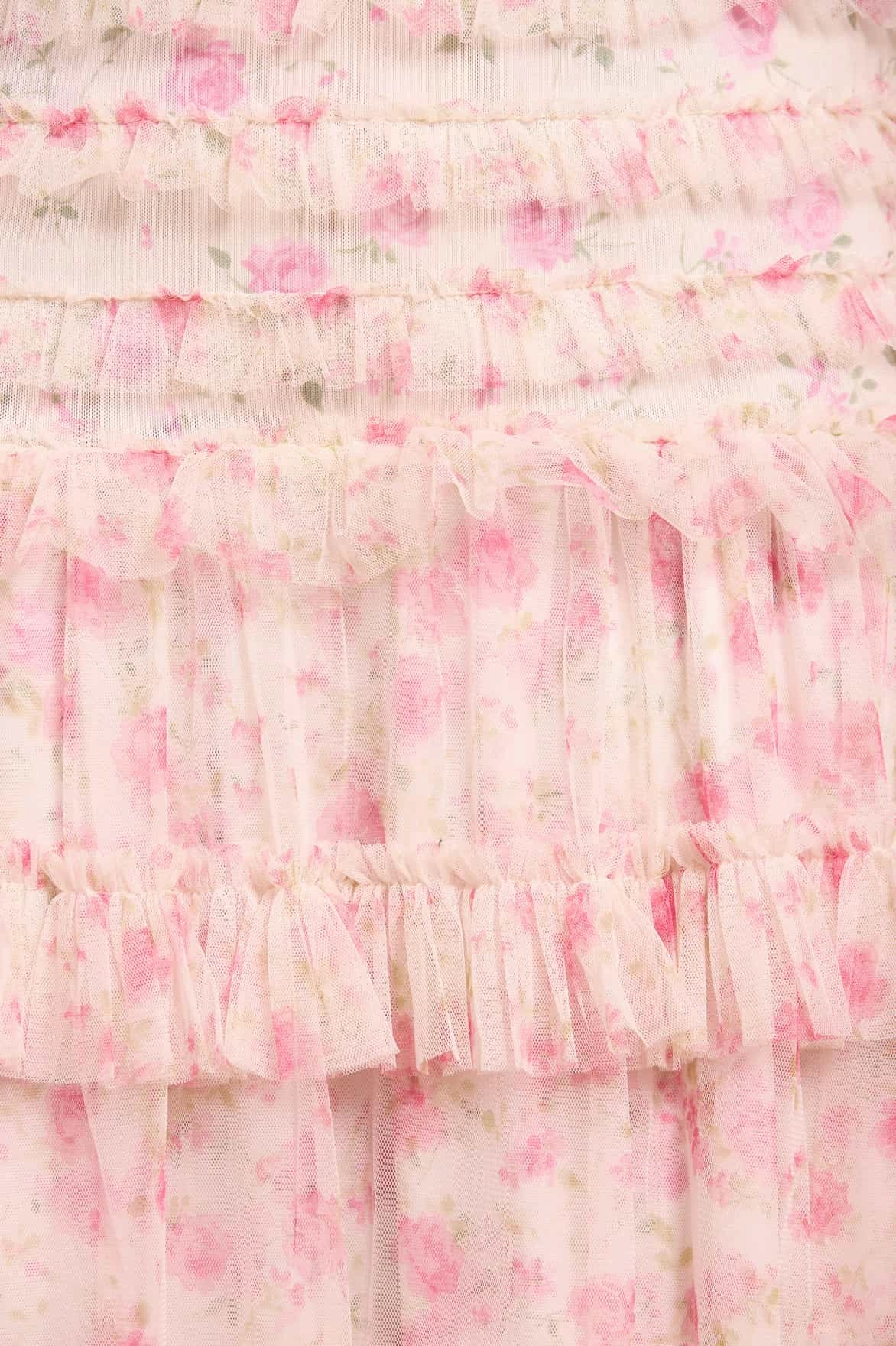 All Inclusive Rose Ditsy Short Sleeve Ankle Gown