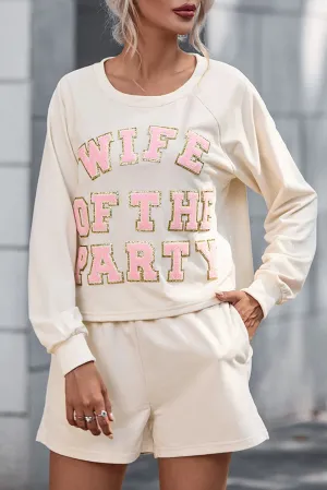 Round Neck Top and Shorts Set