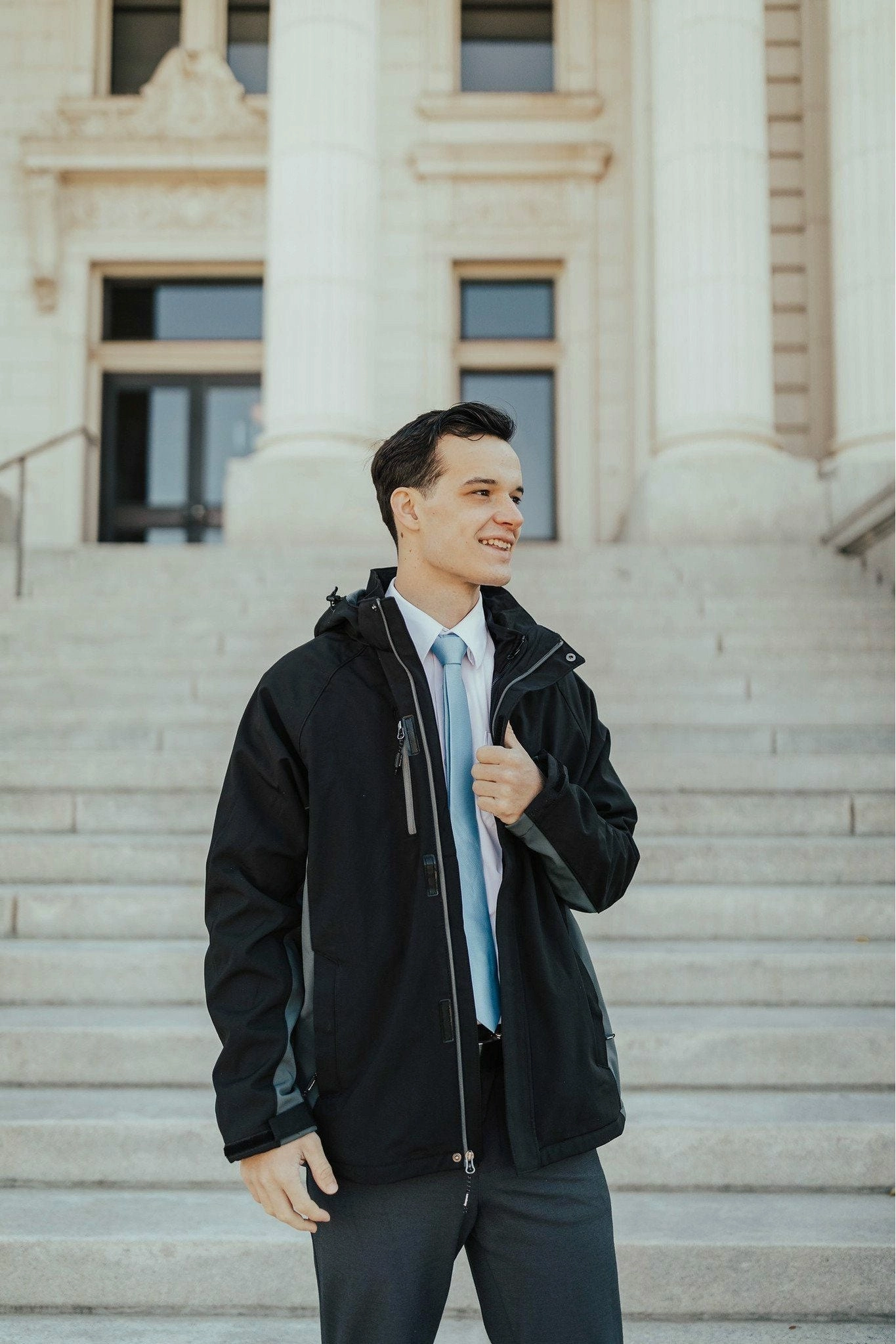 NonRestrictive Cut Landway 3-in-1 Coat Black/Charcoal