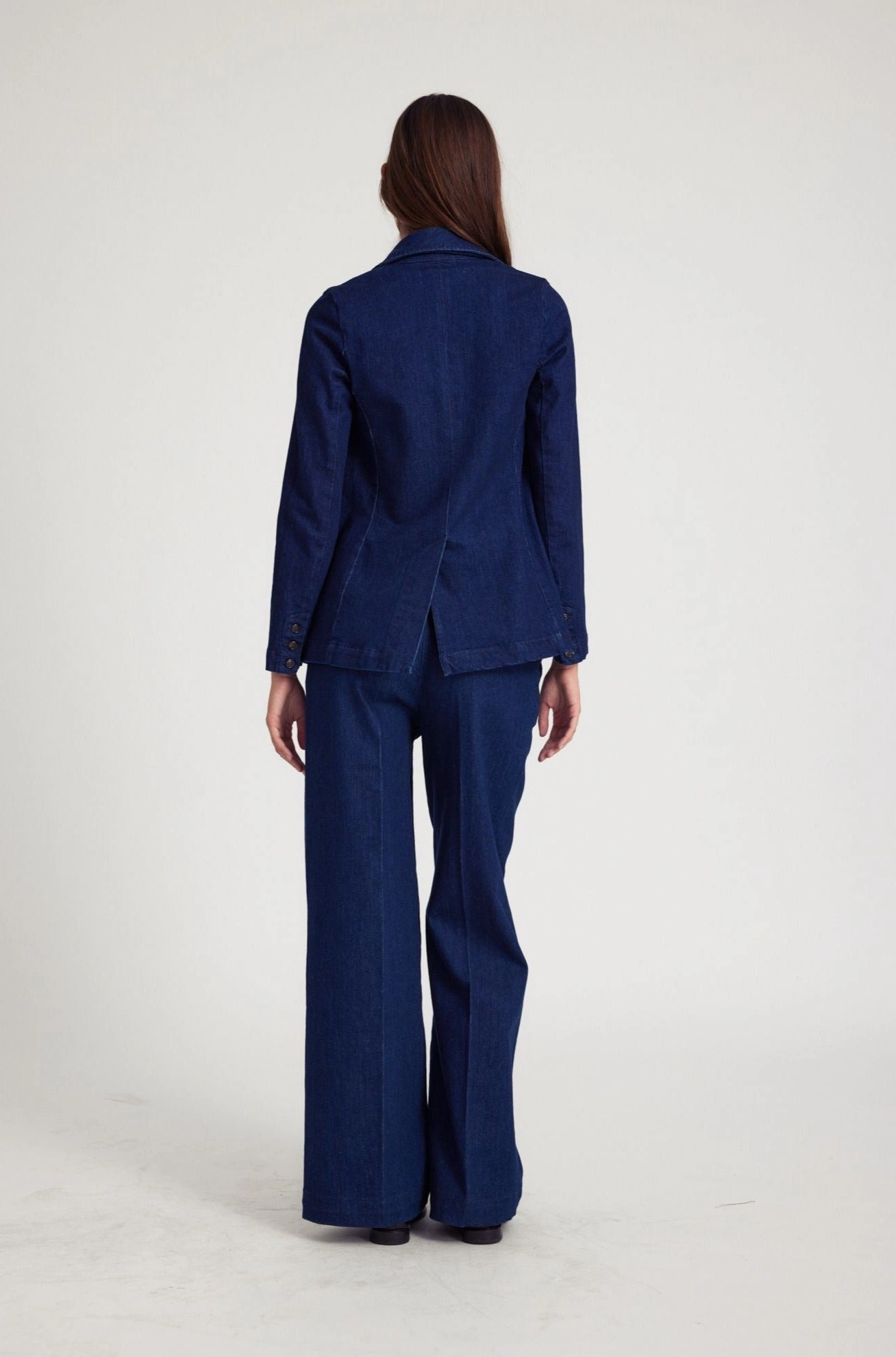 Rinse Denim Blazer UltraQuietMaterial