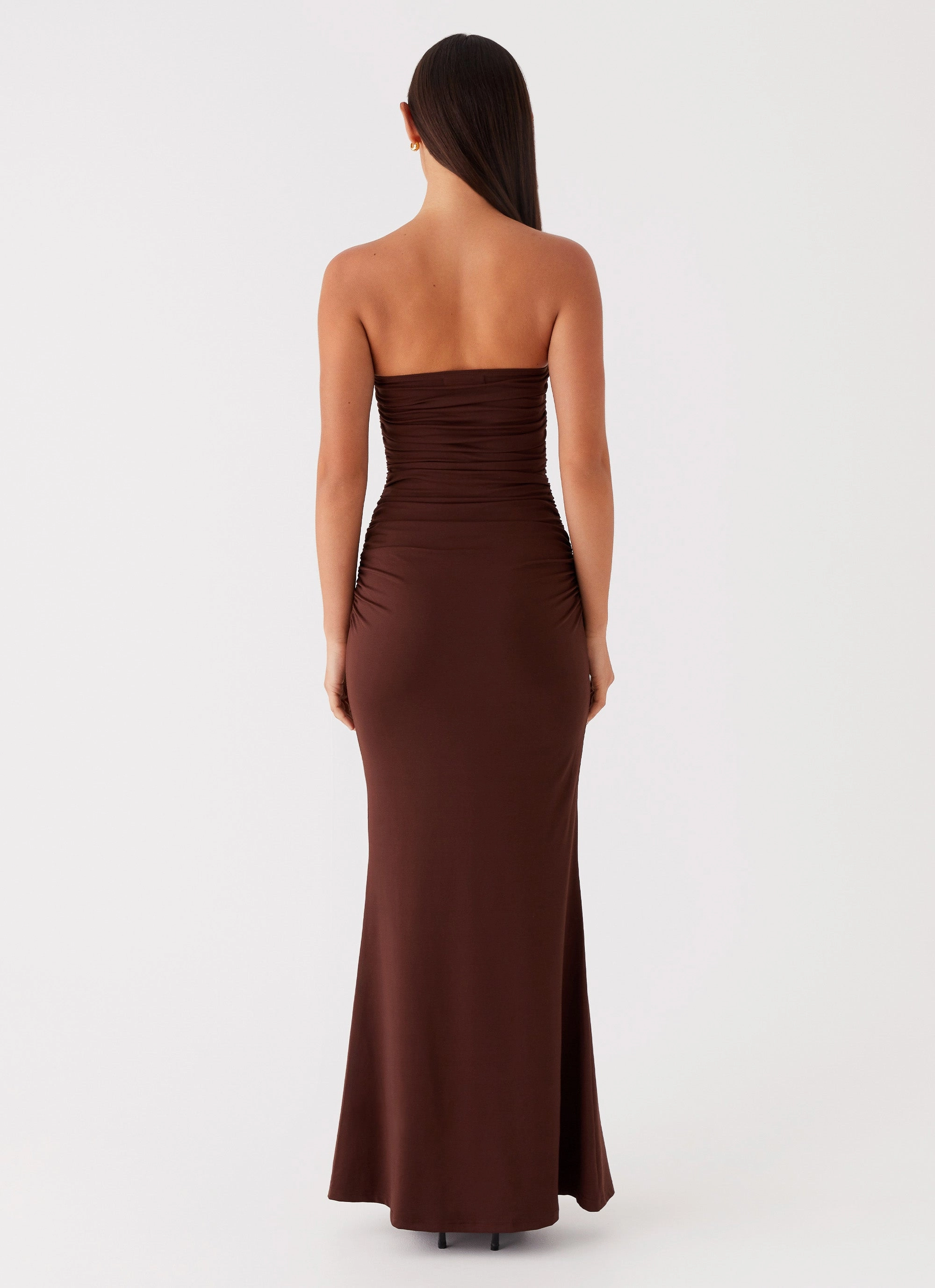 Day Chic Slim Shape Rudy Maxi Dress - Brown