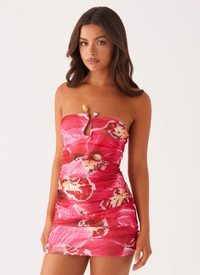 Rudy Mini Dress - Orchid Pink Airy Fabric
