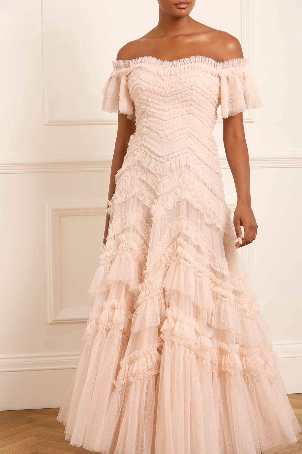 Elia Off-Shoulder Gown Chic Spirit