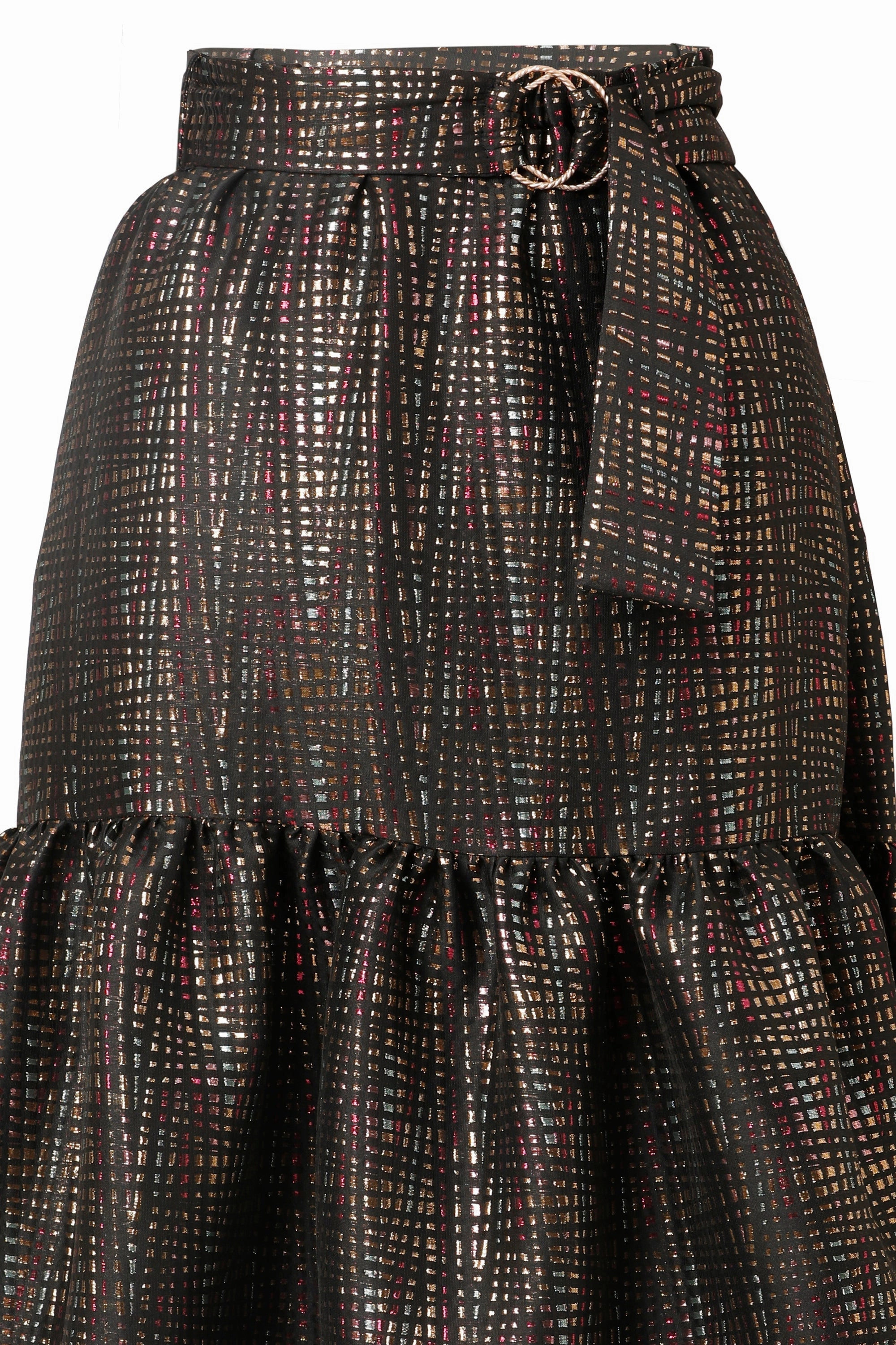 Moisture Wicking Textile Belora Skirt in Black