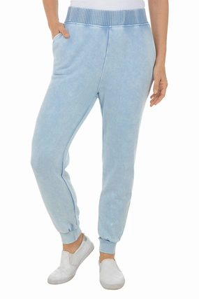Secure Cuff Design Flexible Performance Mineral Wash French Terry Jogger