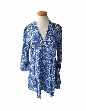 Rye Dress Blue Lagoon Scandi Light Charming Fit