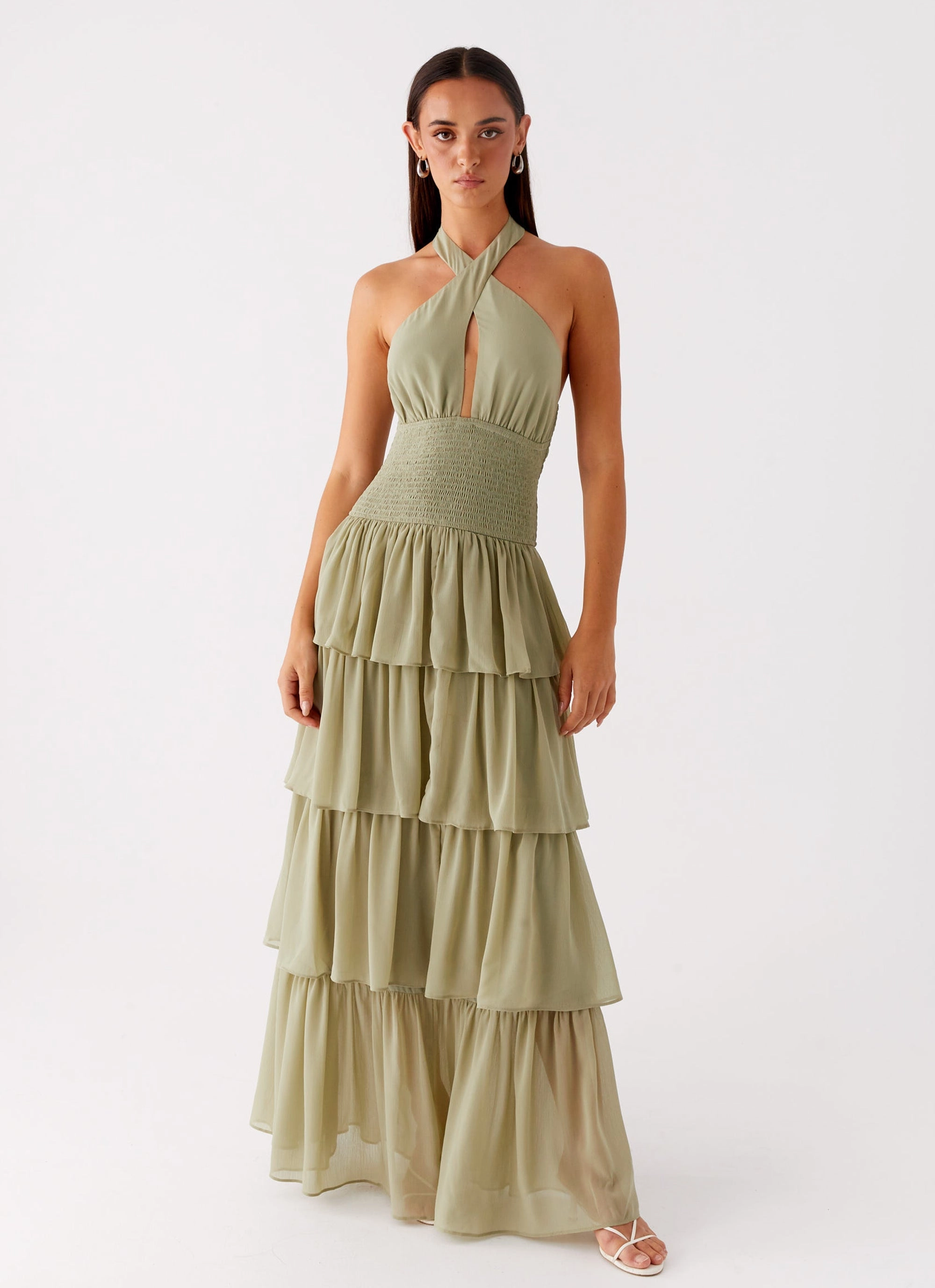 Salma Maxi Dress - Sage Travel Staple