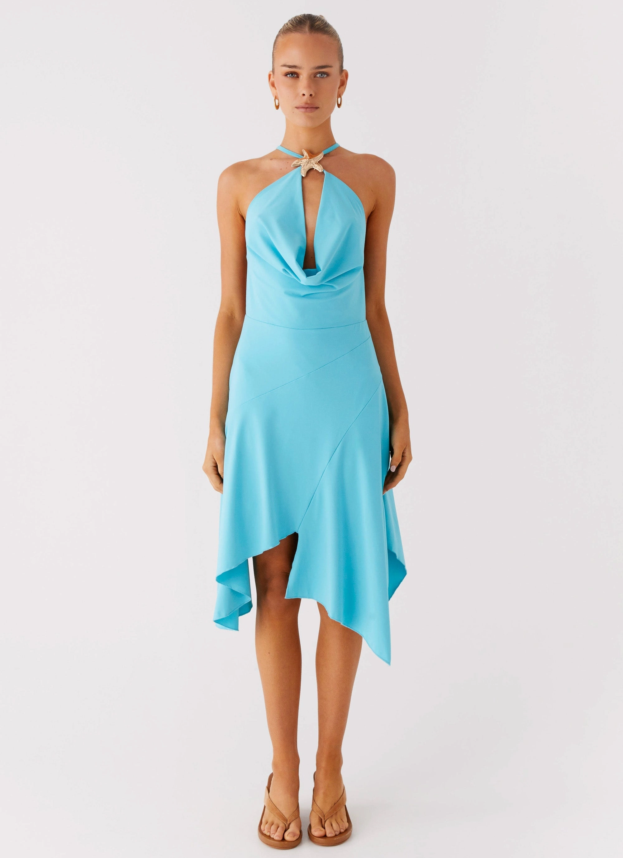 Salt Kiss Midi Dress - Turquoise Outfit Core