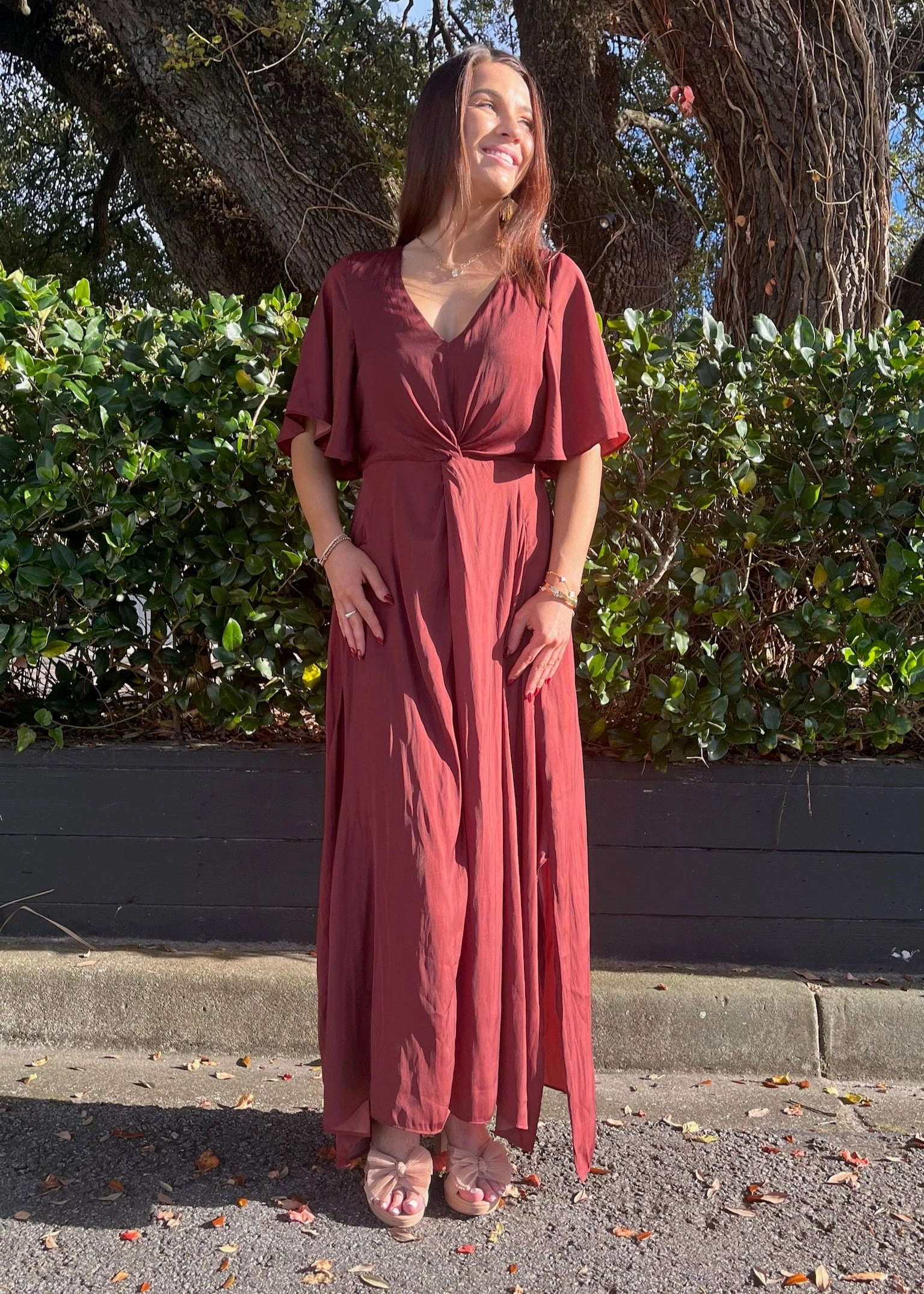 SAOIRSE MAXI DRESS All Look Side-Slit