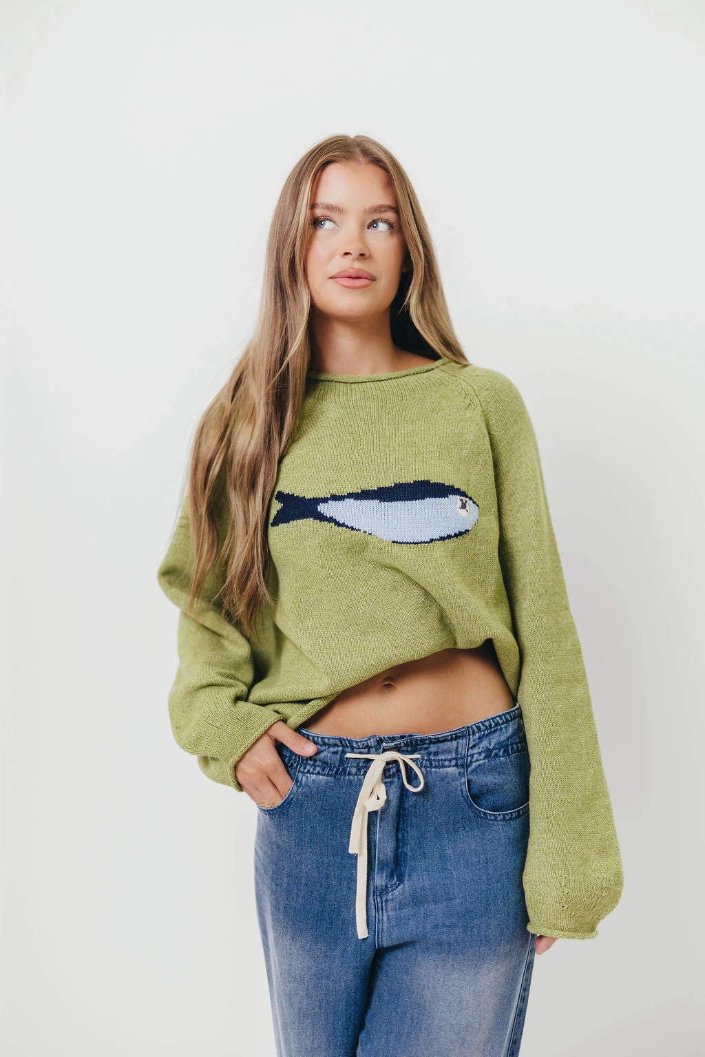 Sardine Sweater in Olive Chic Sweater