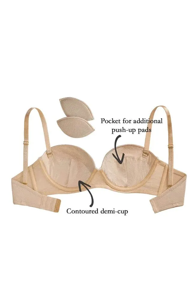 Sascha Smooth Strapless Push Up Bra