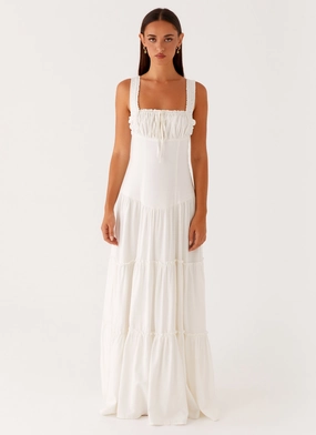 Esme Maxi Dress - White Street Mode