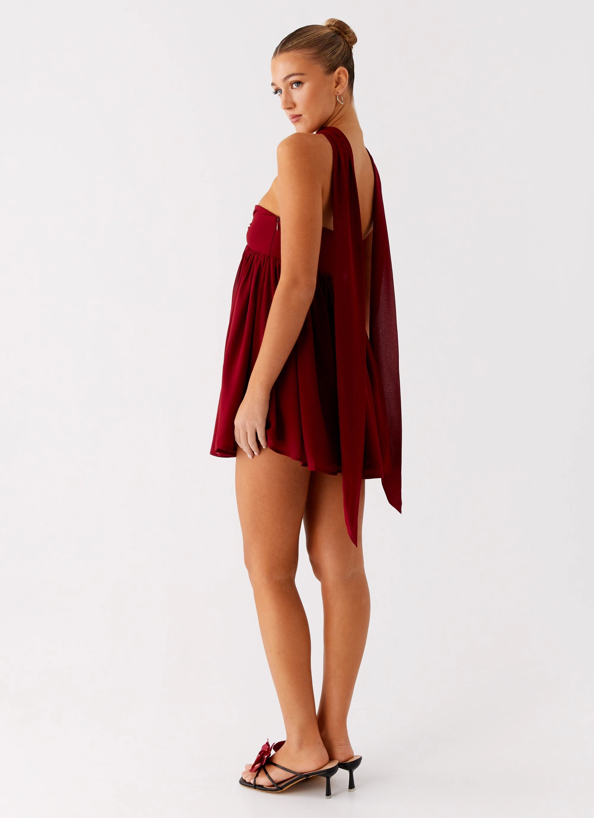 Saturn Mini Dress - Maroon Versatile party outfit