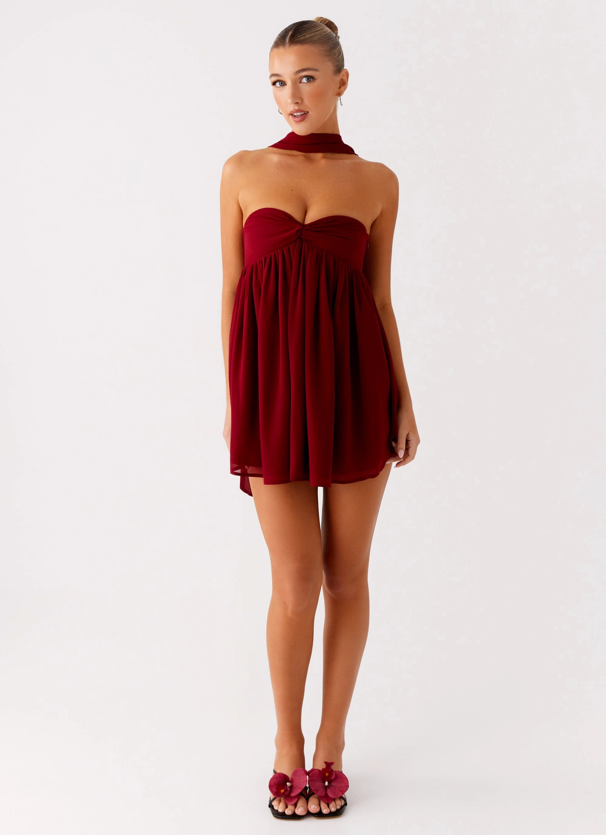 Best-Seller Saturn Mini Dress - Maroon