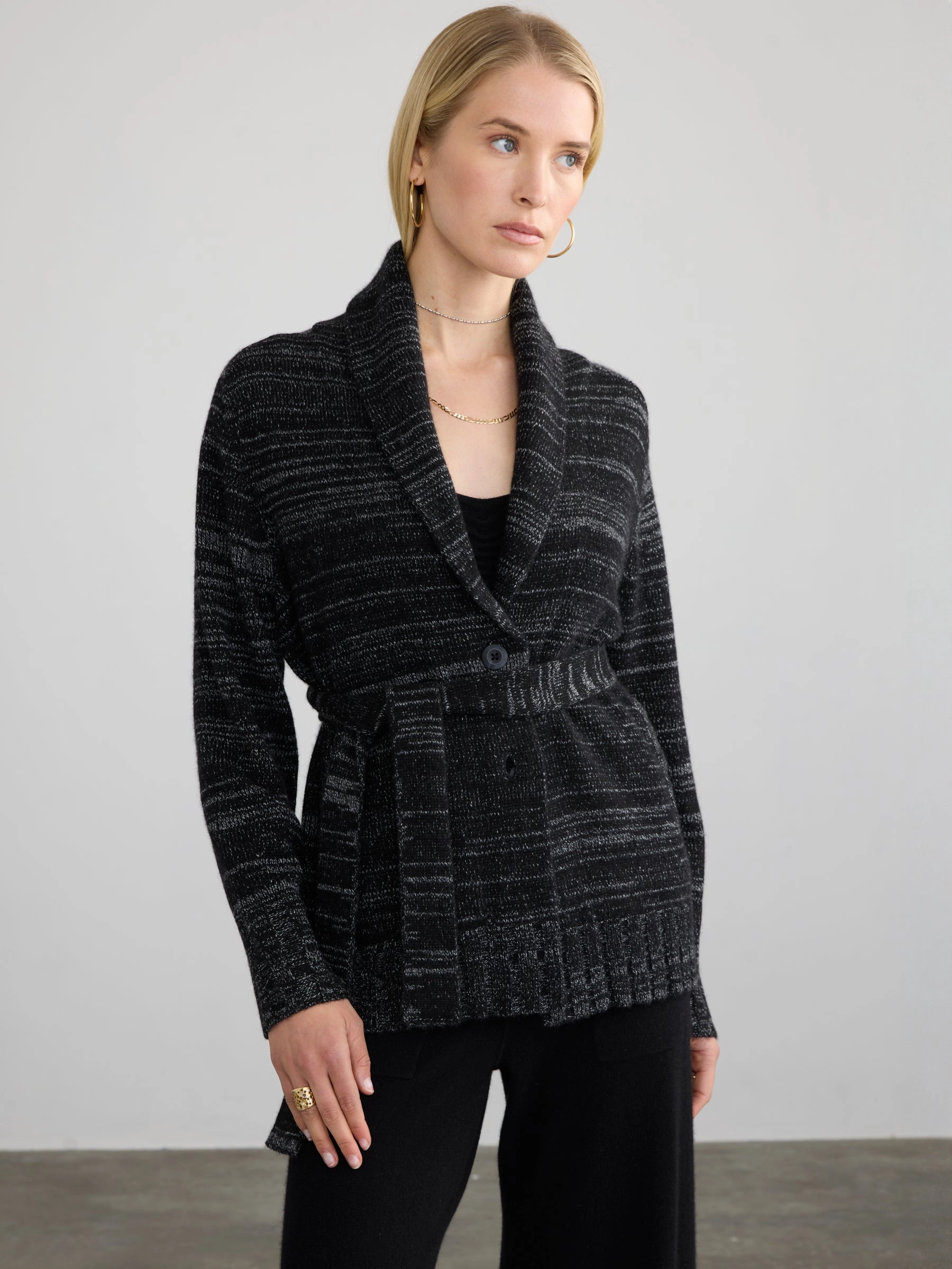 Reinforced Buttonholes Grid Texture Fabric SAUSALITO JACKET
