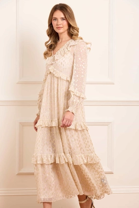 Cherie Lurex Ankle Gown Movement Feel Soft Profile