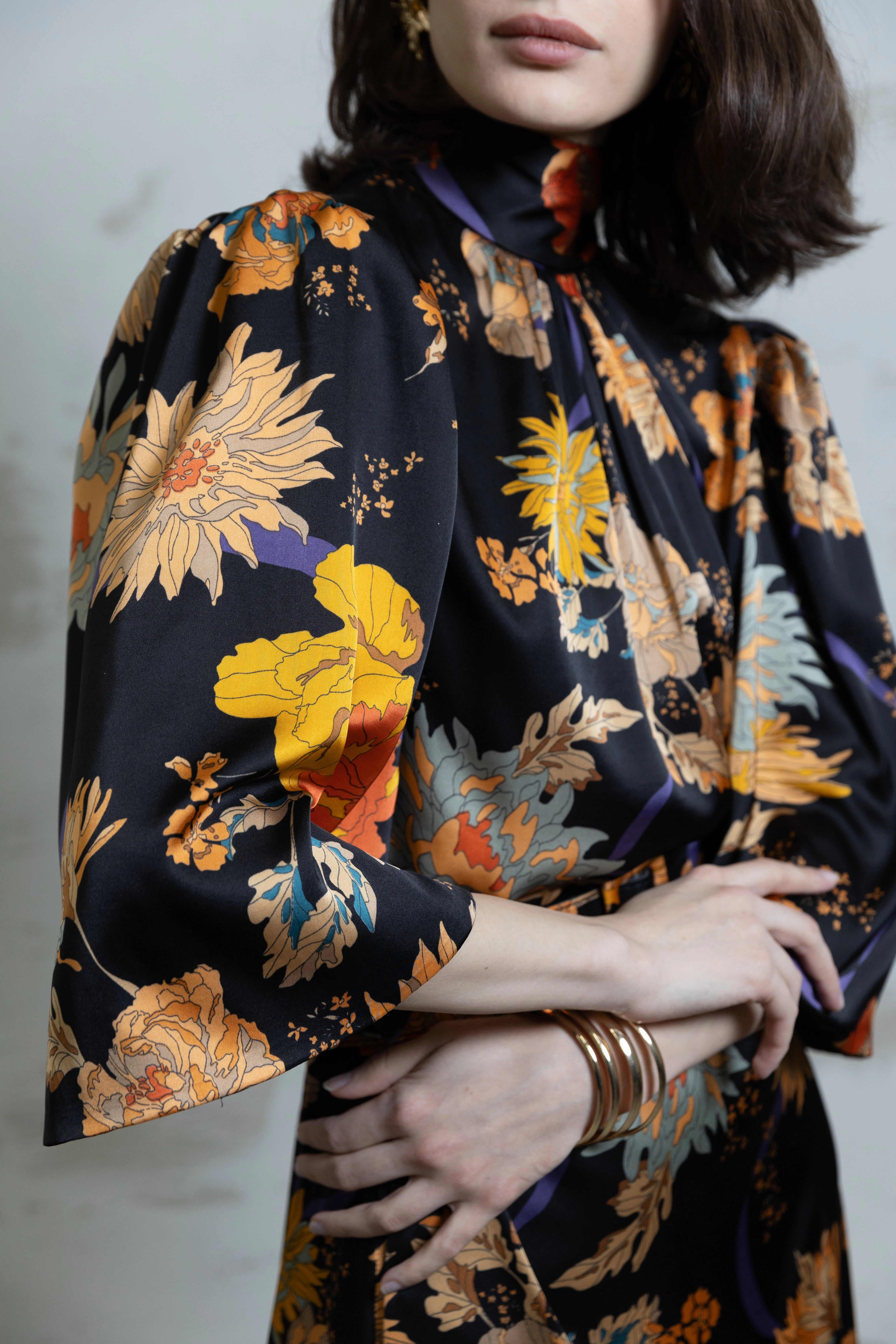Silk Air Scarlette Midi Floral Dress