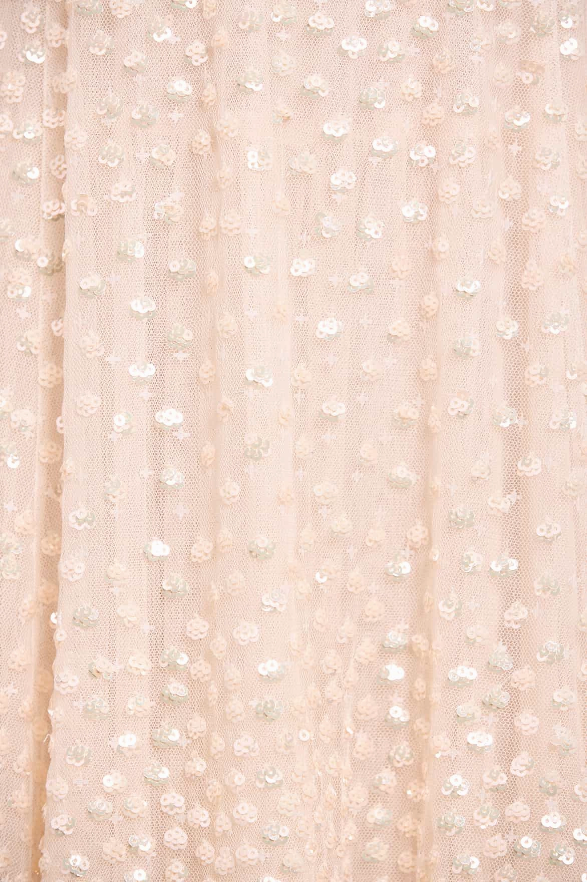 Scatter Dot Ruffle Ankle Gown Flawless Waistband Fit Timeless elegance