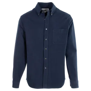 Schott NYC - Cotton Flannel Shirt - Navy