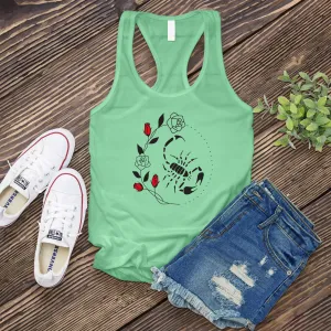 Scorpio Rose Circle Women's Tank Top