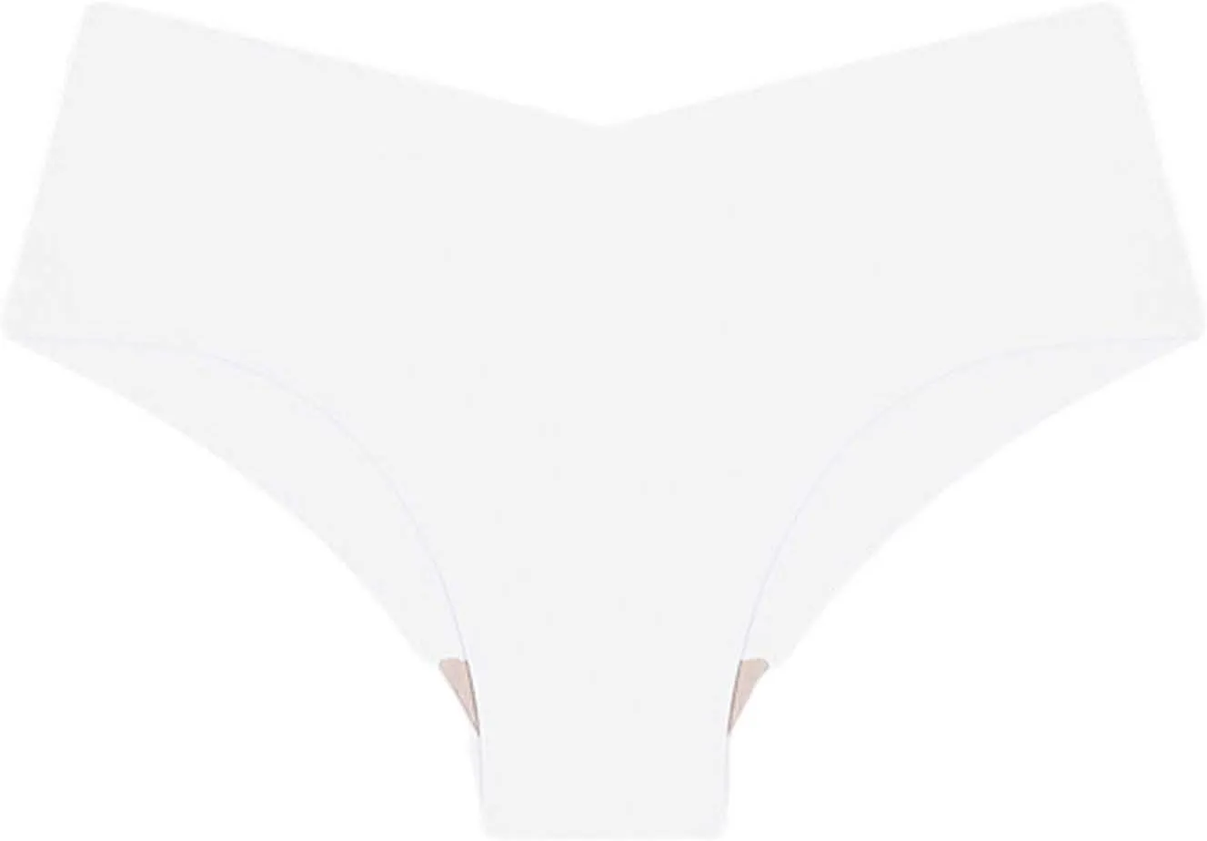Seamless Underpants for Women V-Shape Underwear Soft Briefs Ladies Stretch No Show Bikini Panties Hipster 3-Pack